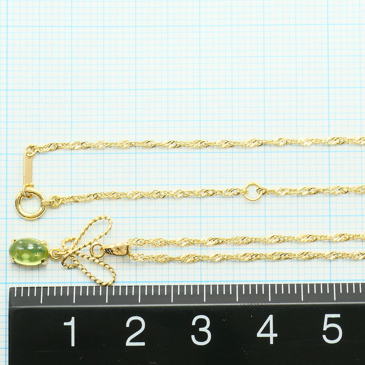 Au750 ベリドット ネックレス