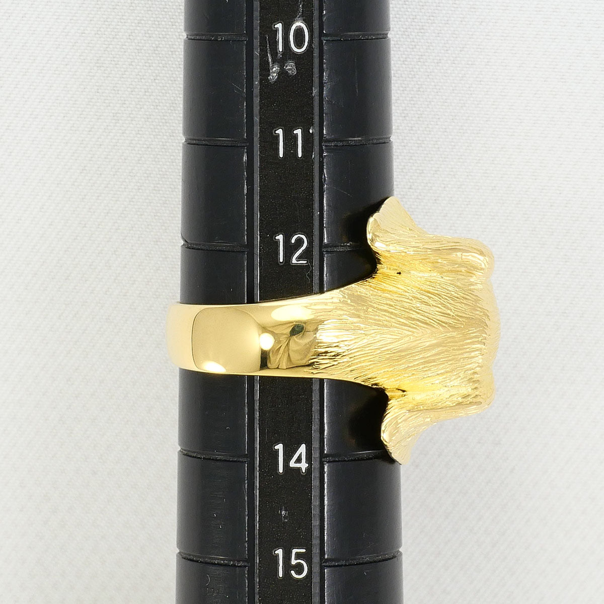 Au750 犬モチーフリング
