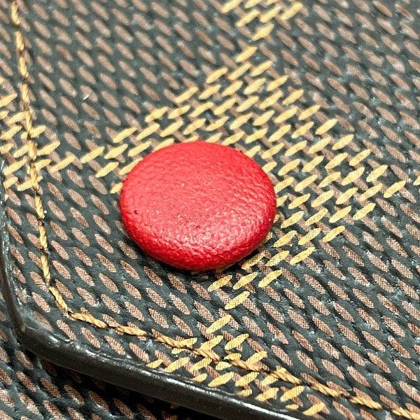 ルイヴィトン ポルトフォイユヴィクトリーヌ ダミエ 二つ折り財布