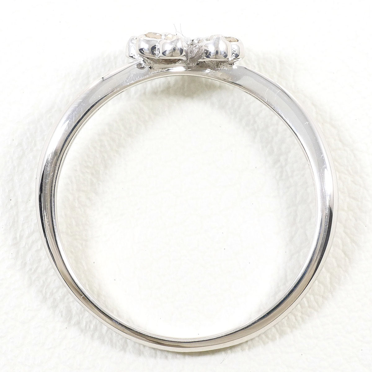 K14ホワイトゴールドダイヤモンドリング