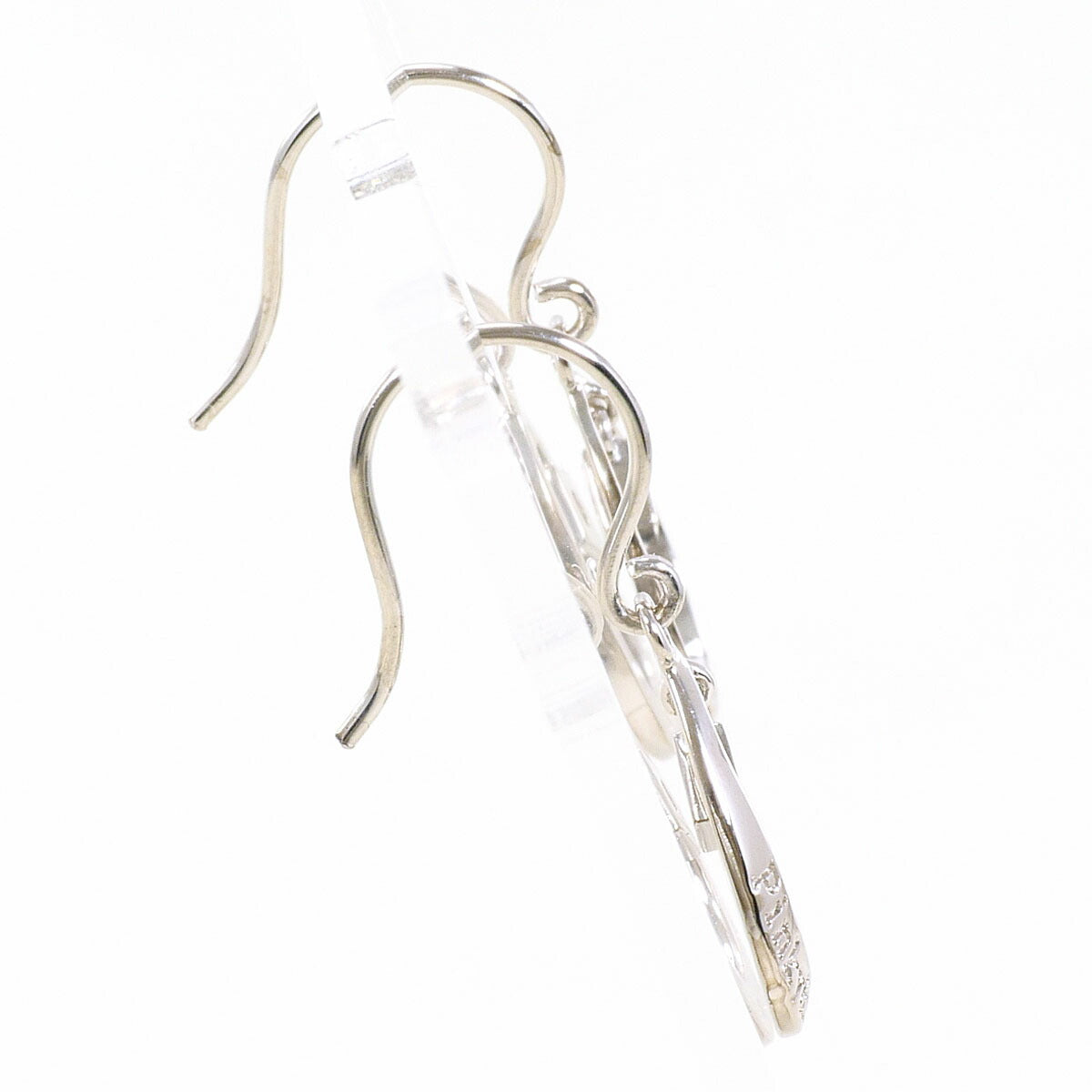 ピンキー&ダイアン K10ホワイトゴールド ジルコニア ピアス