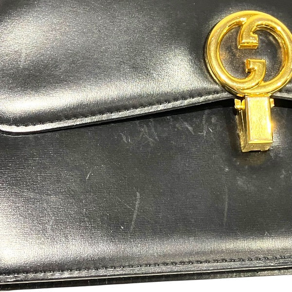 グッチ インターロッキングG レザーショルダーバッグ