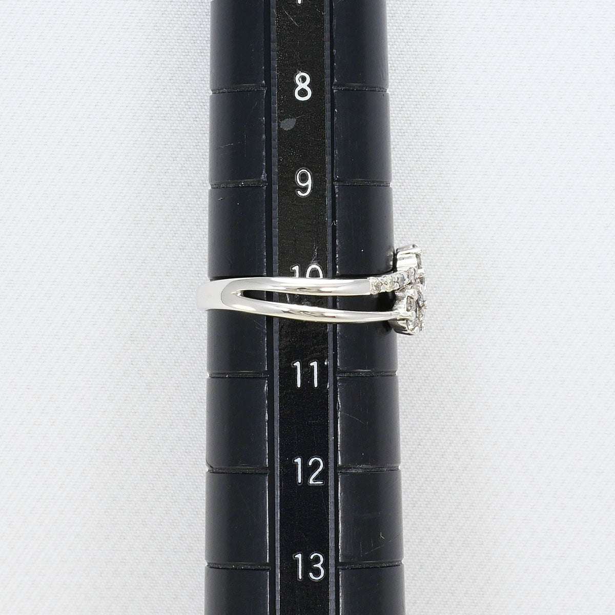 K10ホワイトゴールド ダイヤモンド リング
