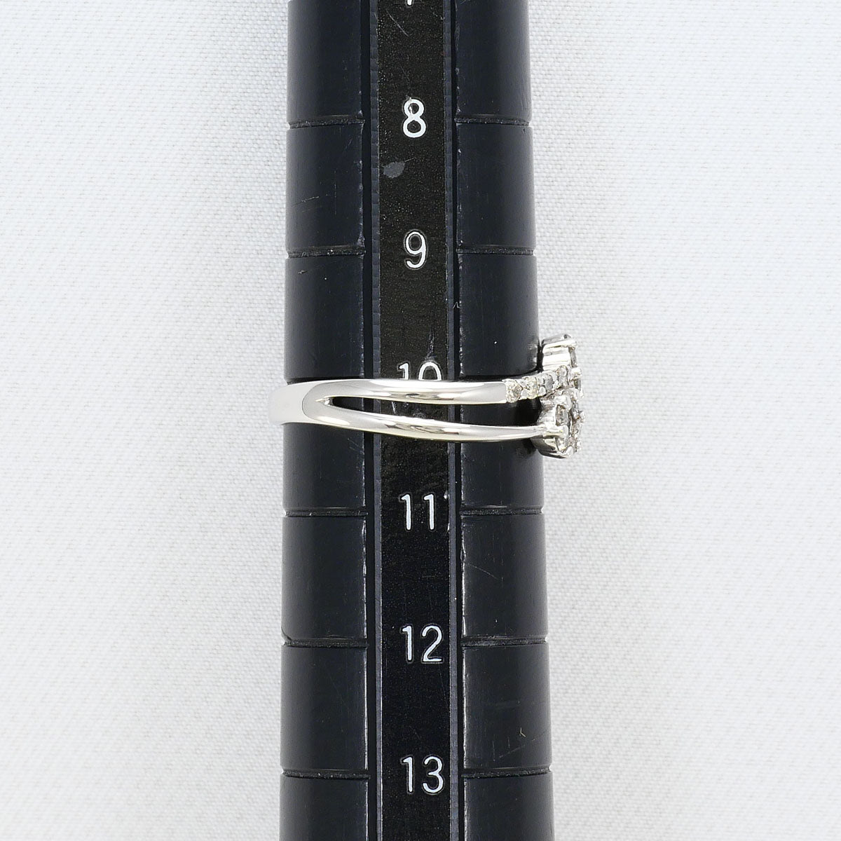 K10ホワイトゴールドダイヤモンドリング