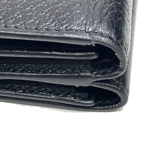 グッチ GGマーモント レザー三つ折り財布