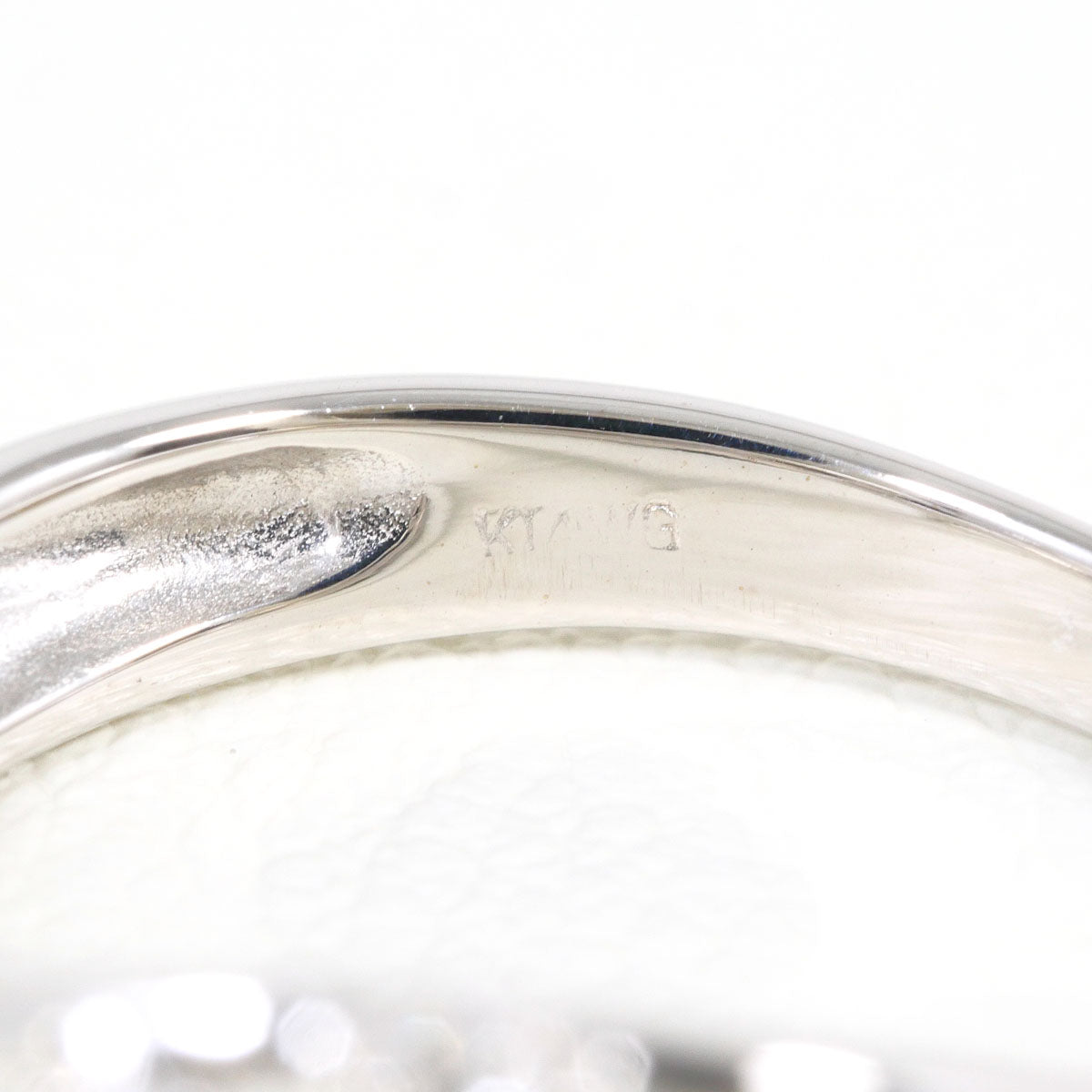 K14ホワイトゴールドダイヤモンドリング