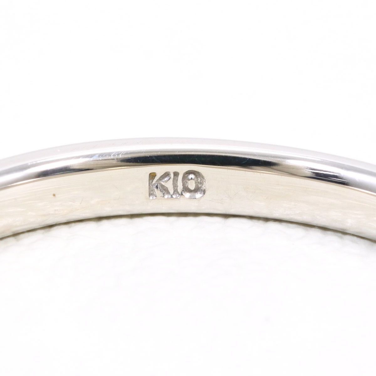K10ホワイトゴールドリング