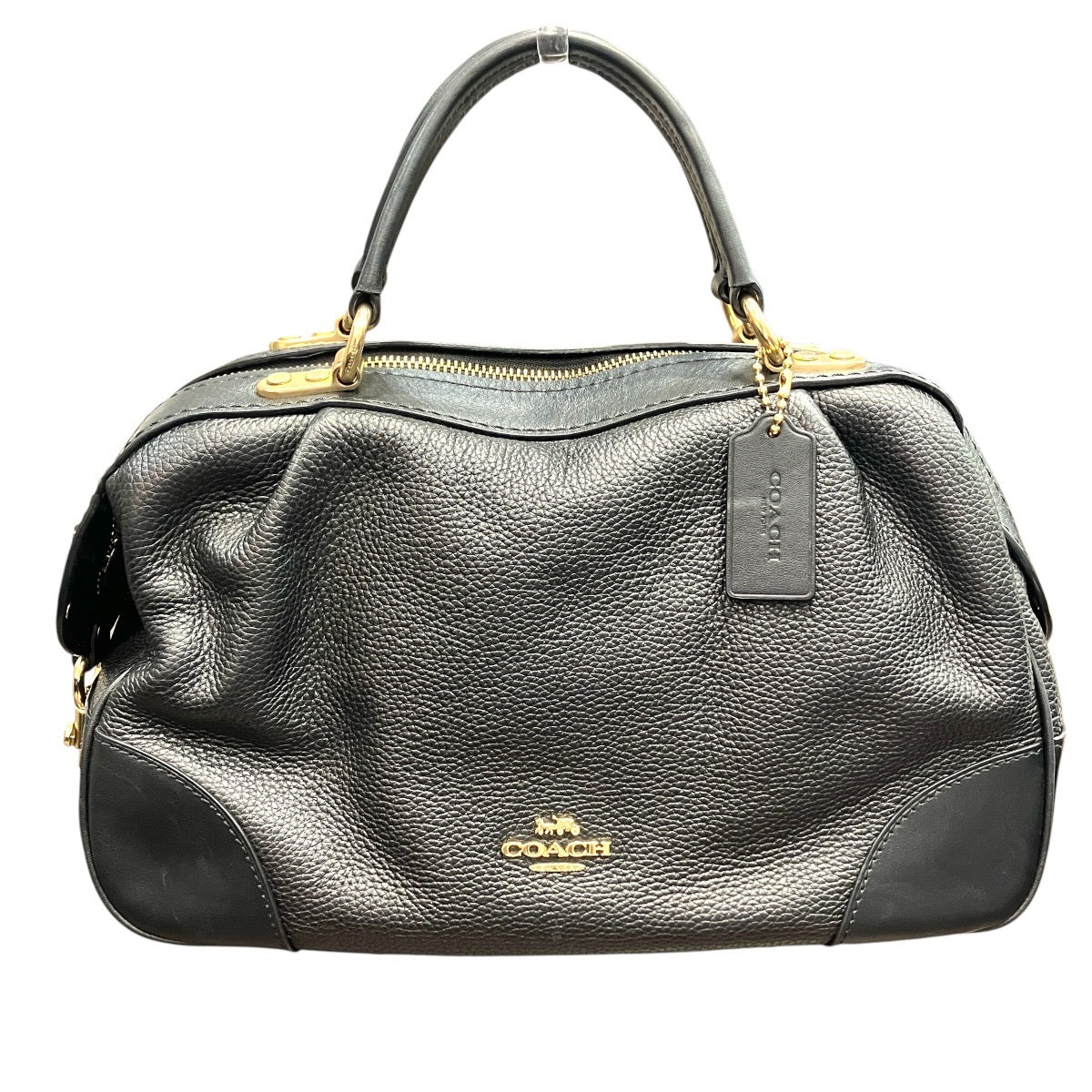 コーチ Lane Satchel レザー ハンドバッグ
