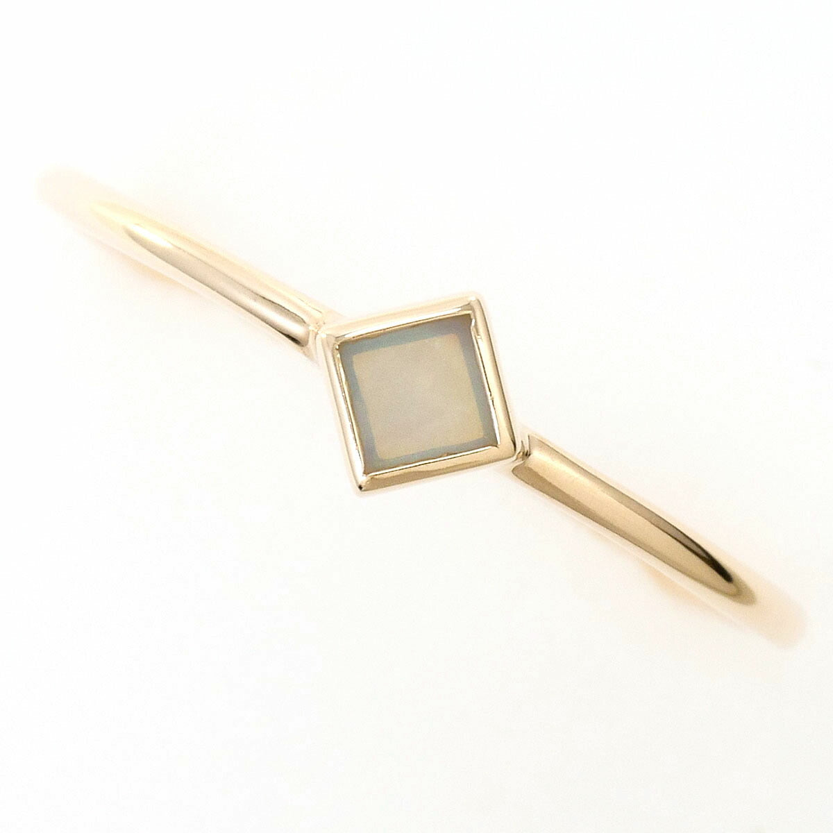 ジュエッテ K10ピンクゴールド オパール リング
