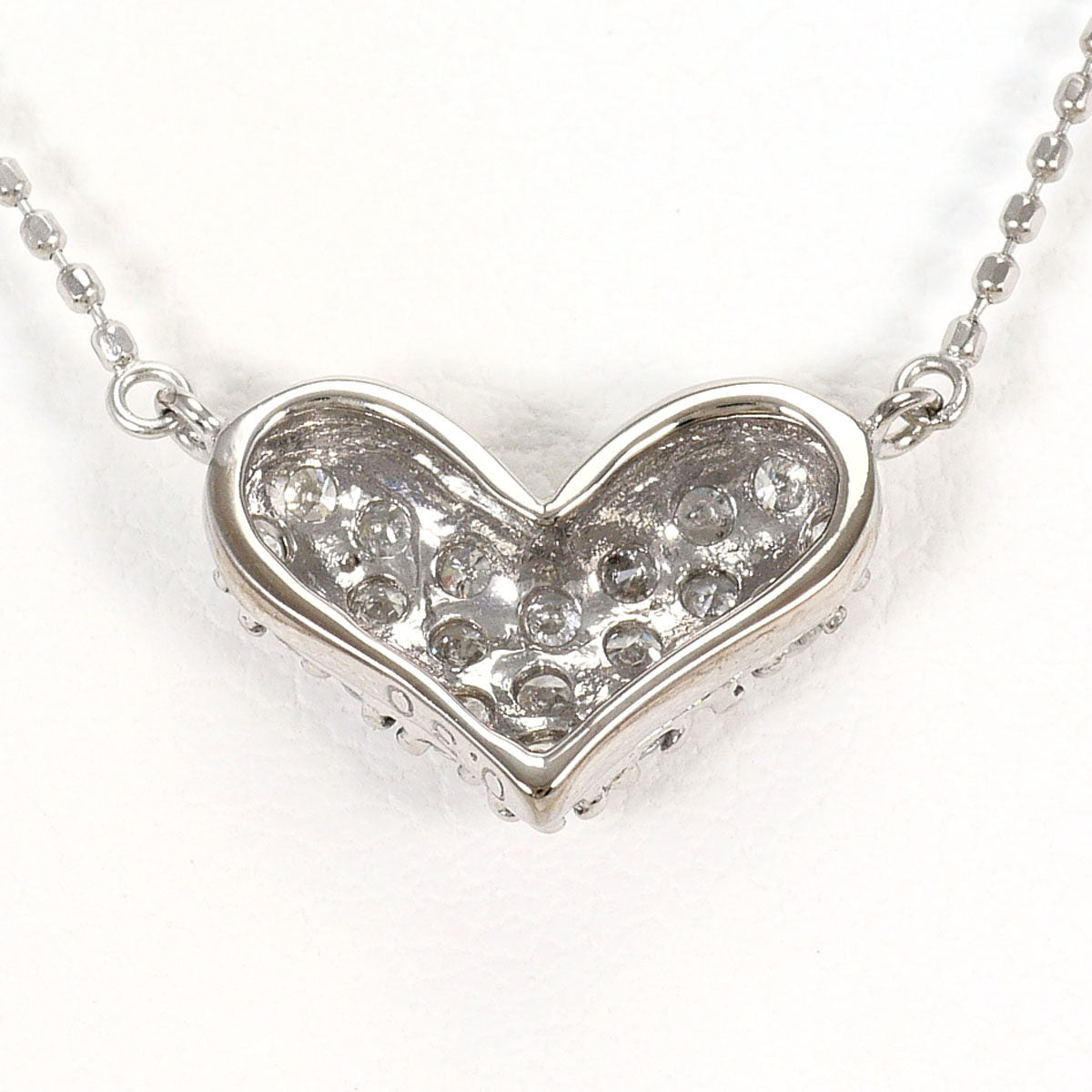 K14ホワイトゴールド ダイヤモンド ネックレス