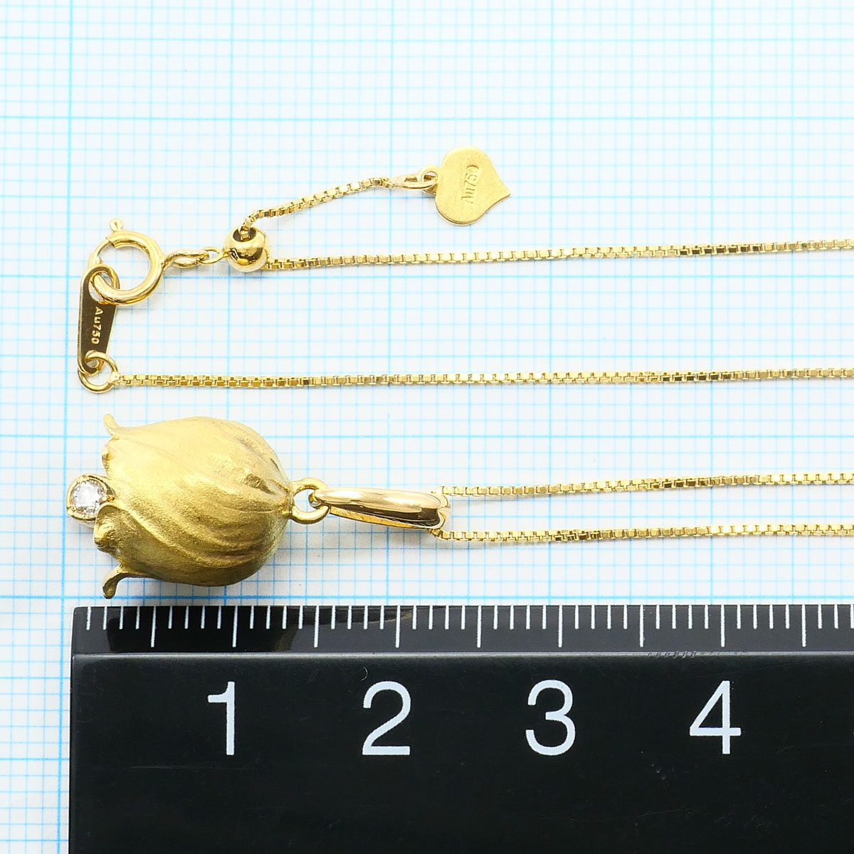 Au750 ダイヤモンド ネックレス