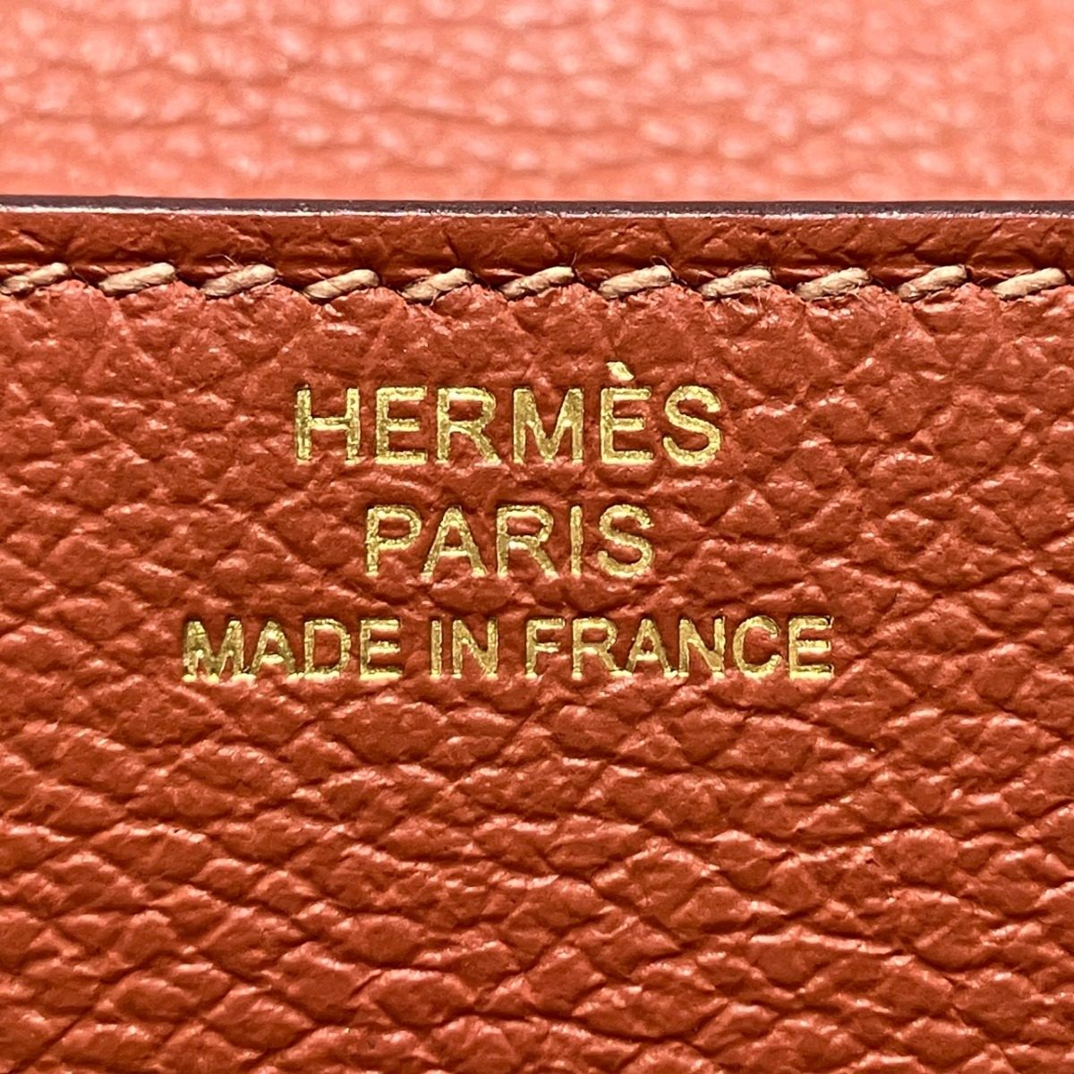 エルメス ルリスリムウォレット シェブルミゾル 二つ折り財布
