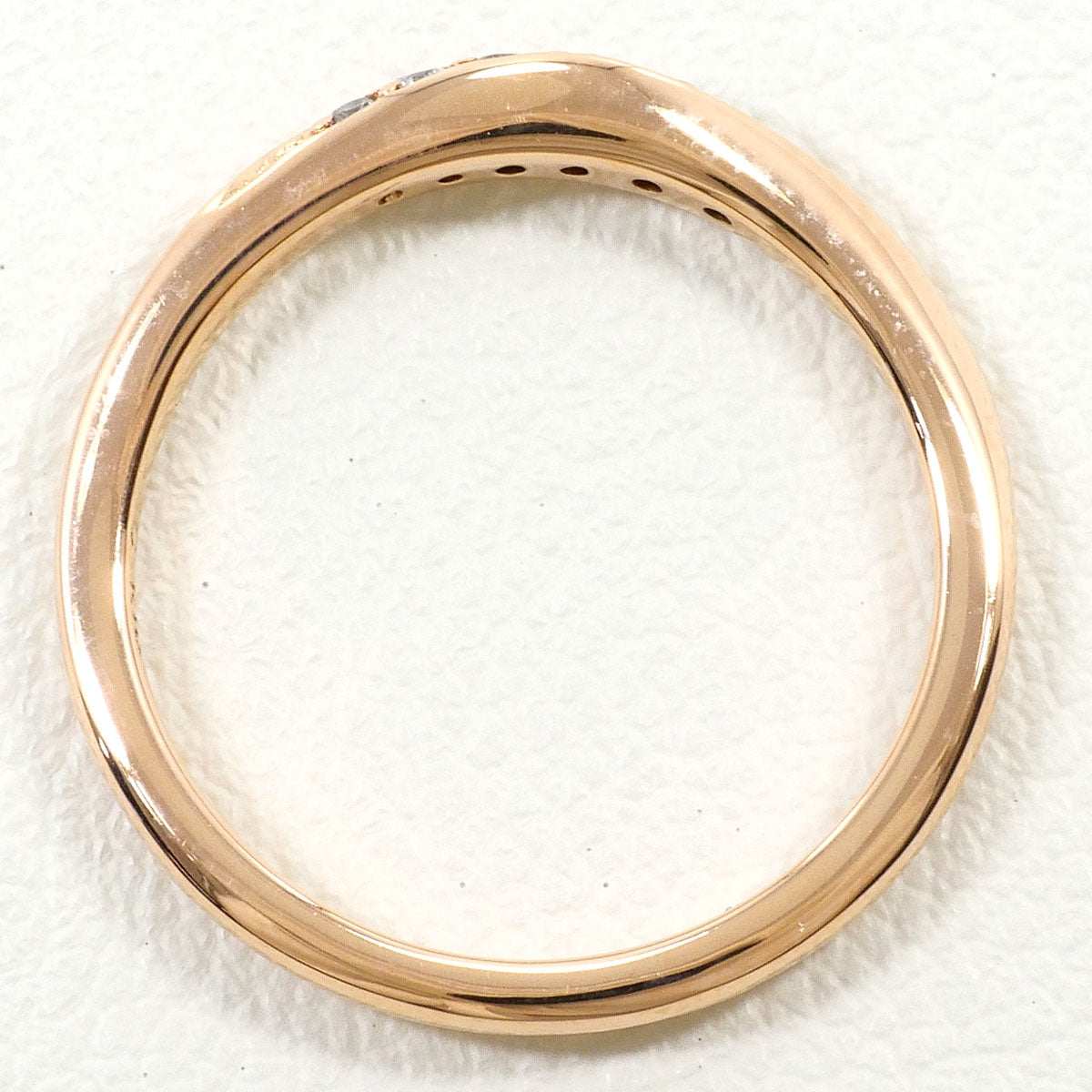 ヨンドシー K10ピンクゴールド ジルコニア リング