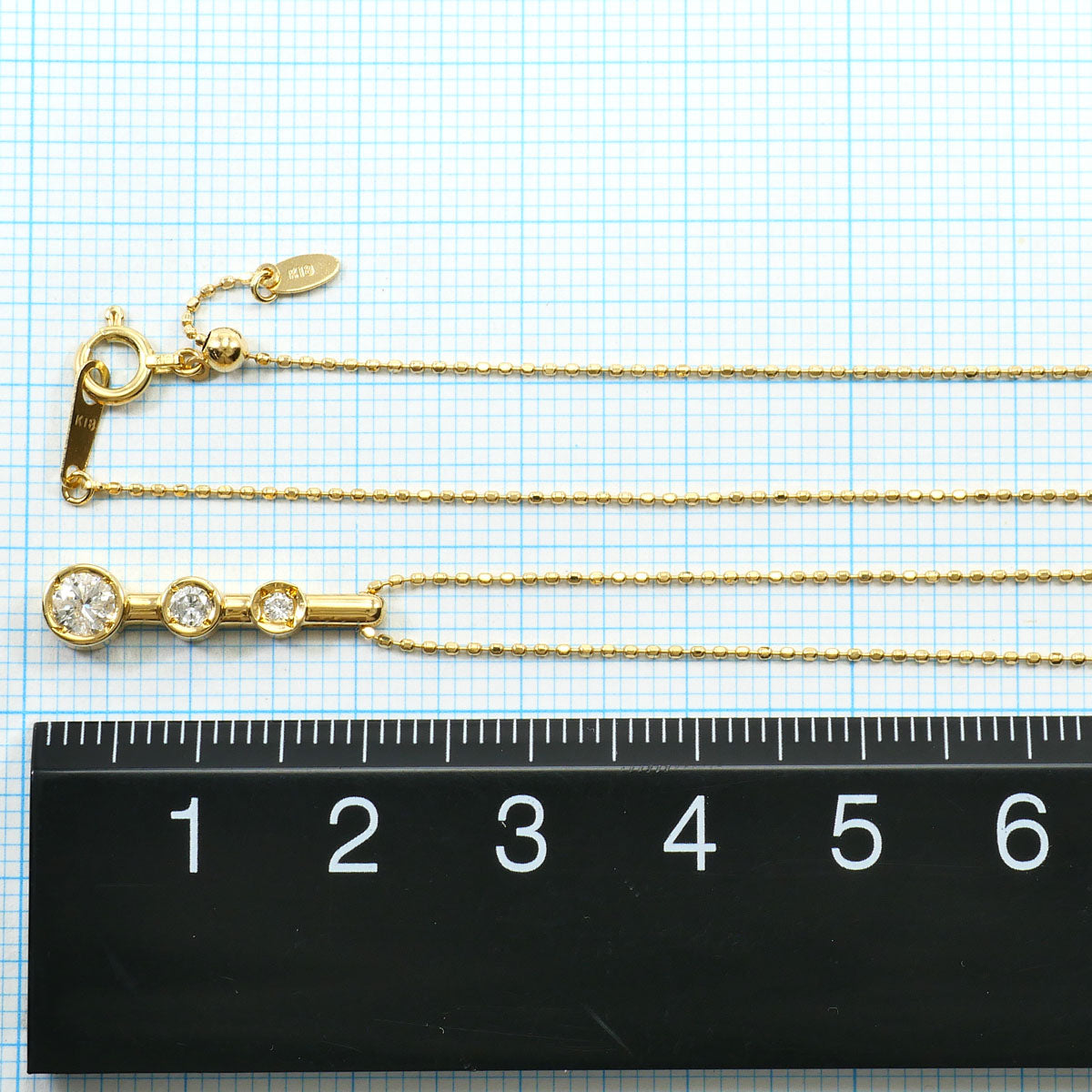 Au750 ダイヤモンドネックレス