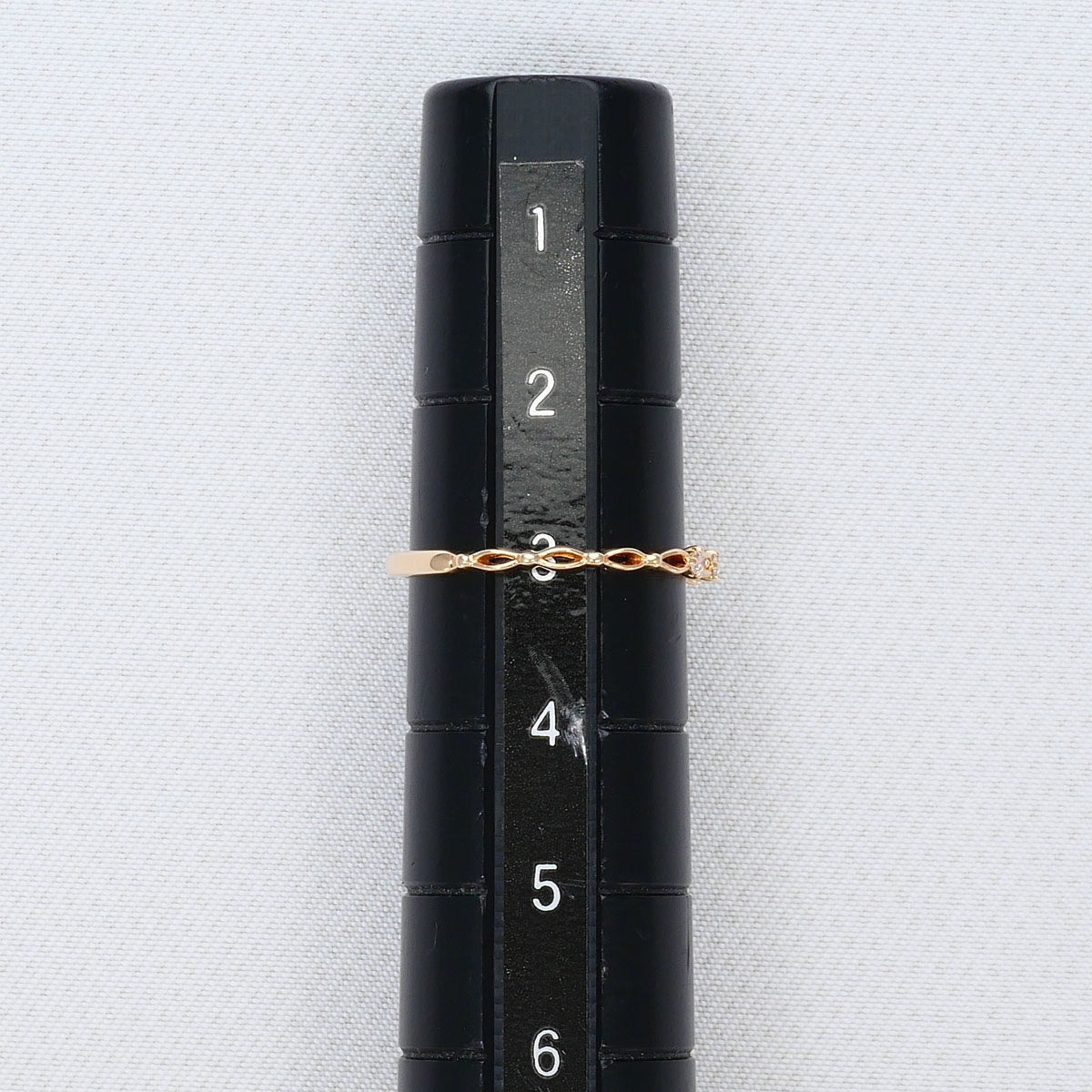 カナル4℃ K10ピンクゴールド ダイヤモンドリング