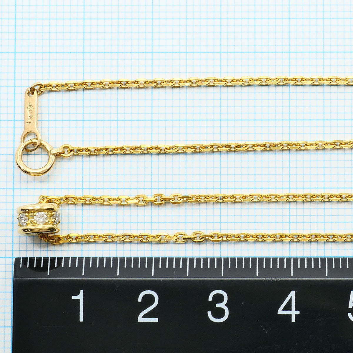 Au750ゴールドダイヤモンドネックレス
