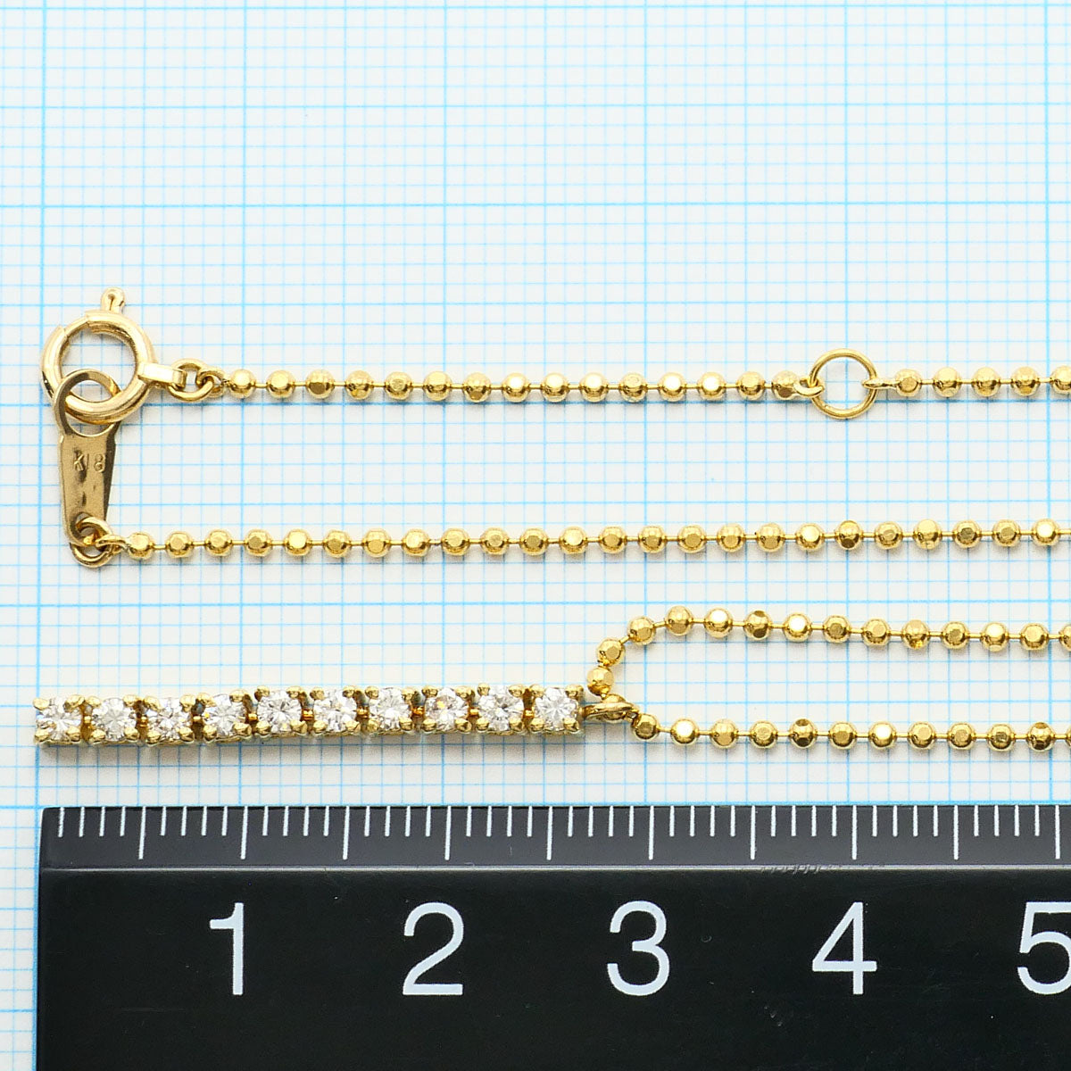 Au750 ダイヤモンド ネックレス