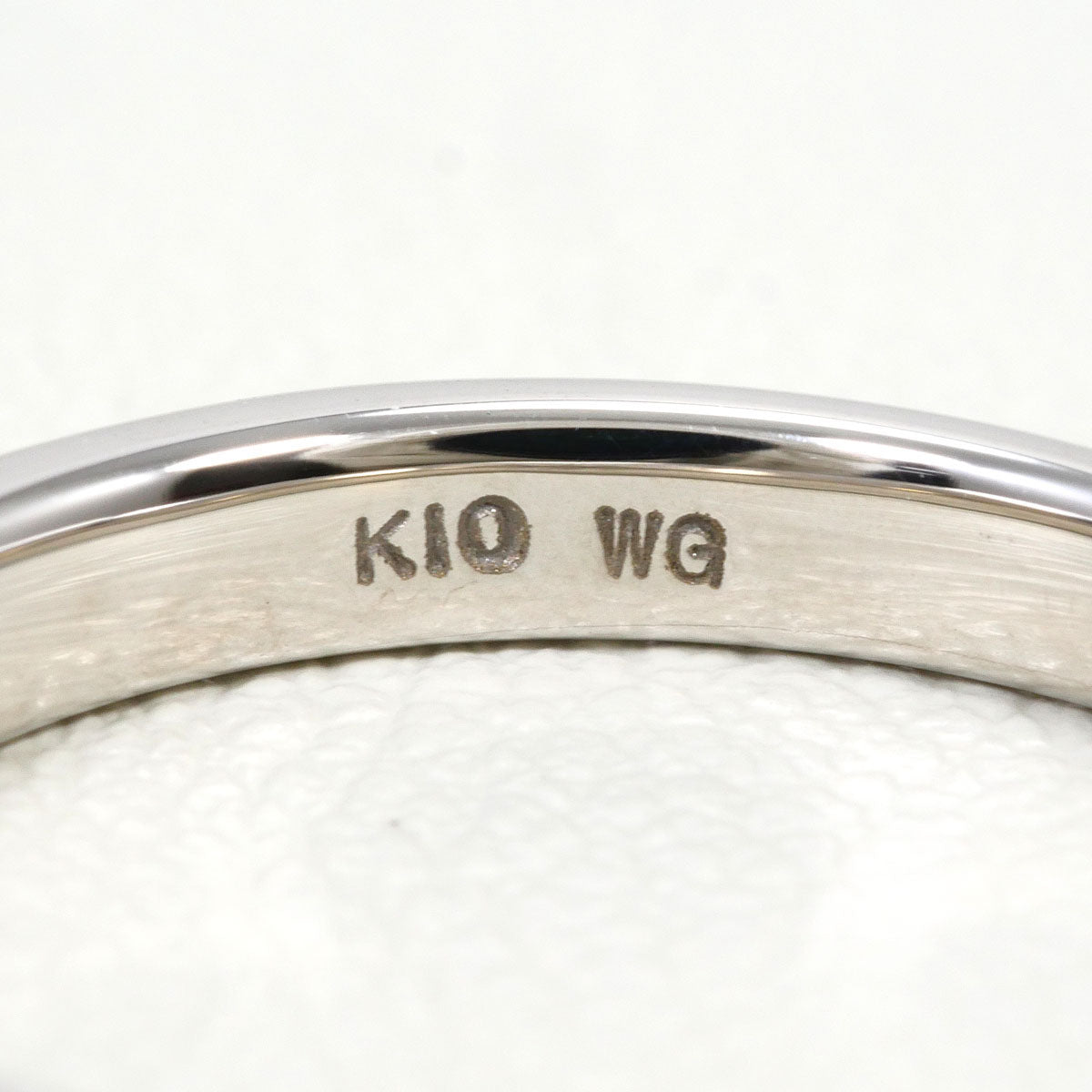 K10ホワイトゴールドダイヤモンドリング