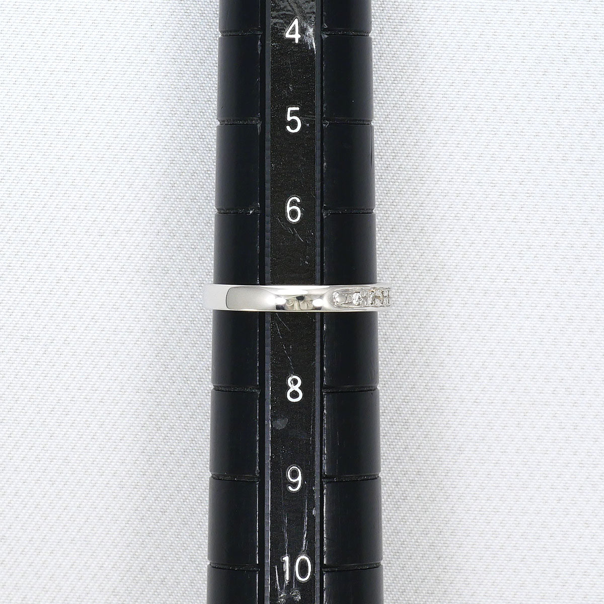 K10ホワイトゴールドダイヤモンドリング