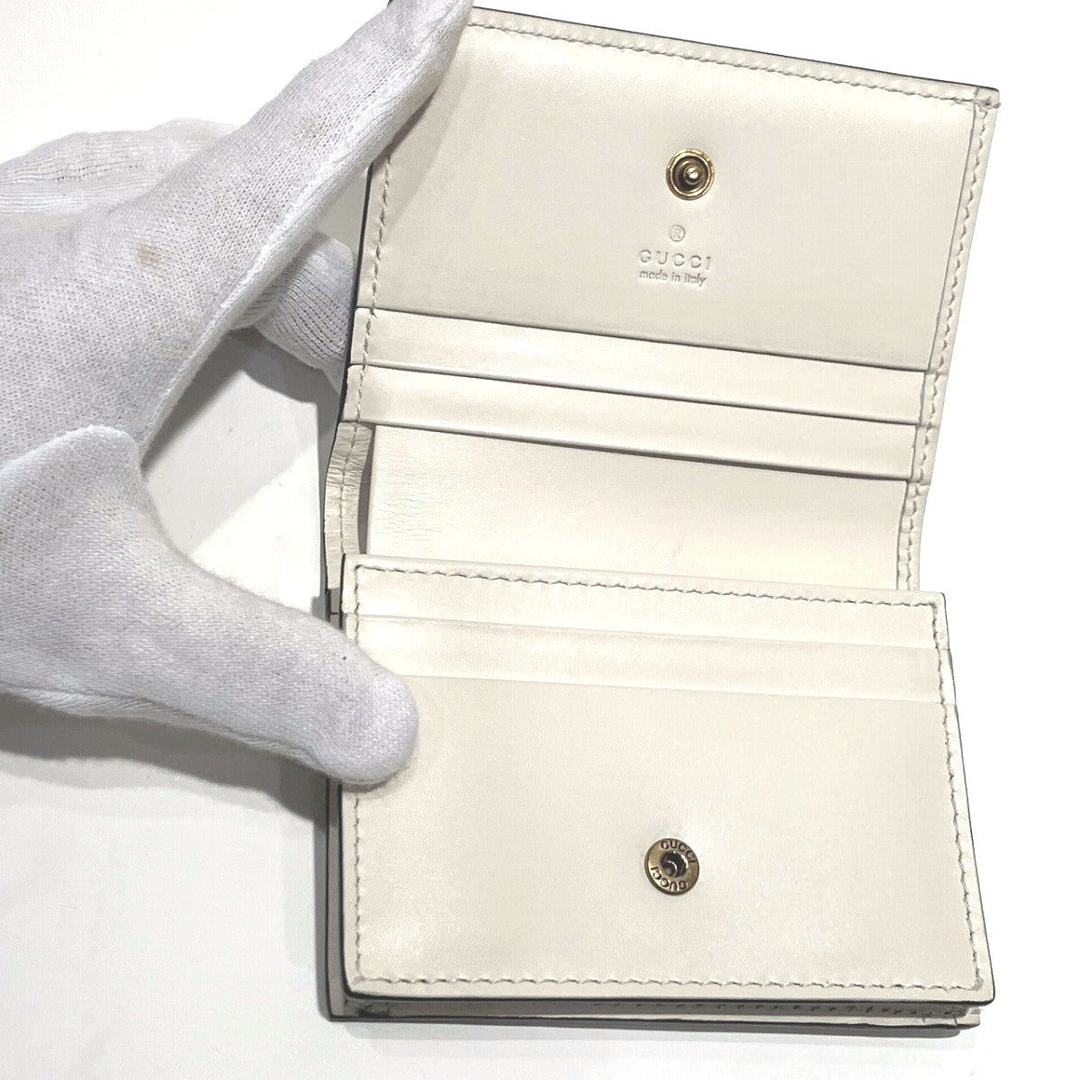 グッチ GGシマ レザー 二つ折り財布