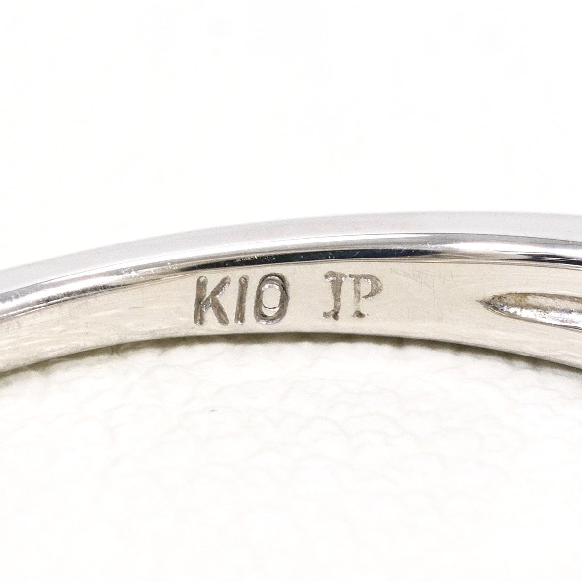 メゾンジュエル K10ホワイトゴールド ダイヤモンドリング