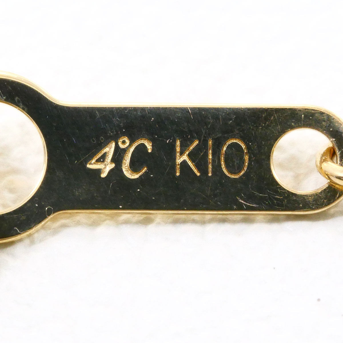 ヨンドシー K10 ゴールド ダイヤモンド ネックレス