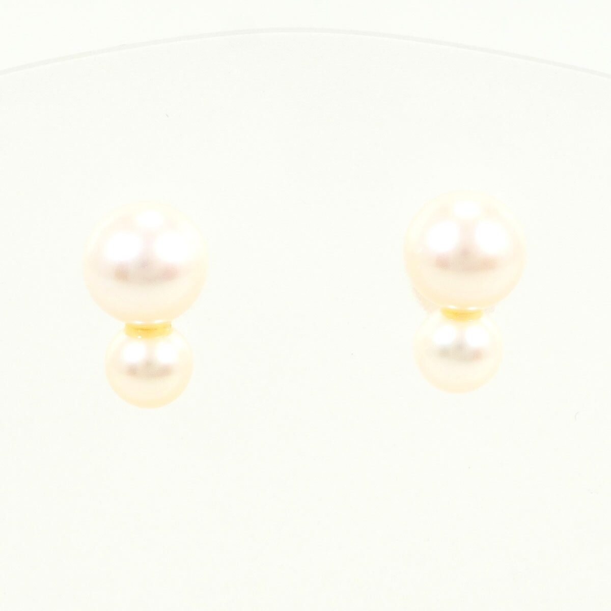 シエナロゼ Au750 パール ピアス