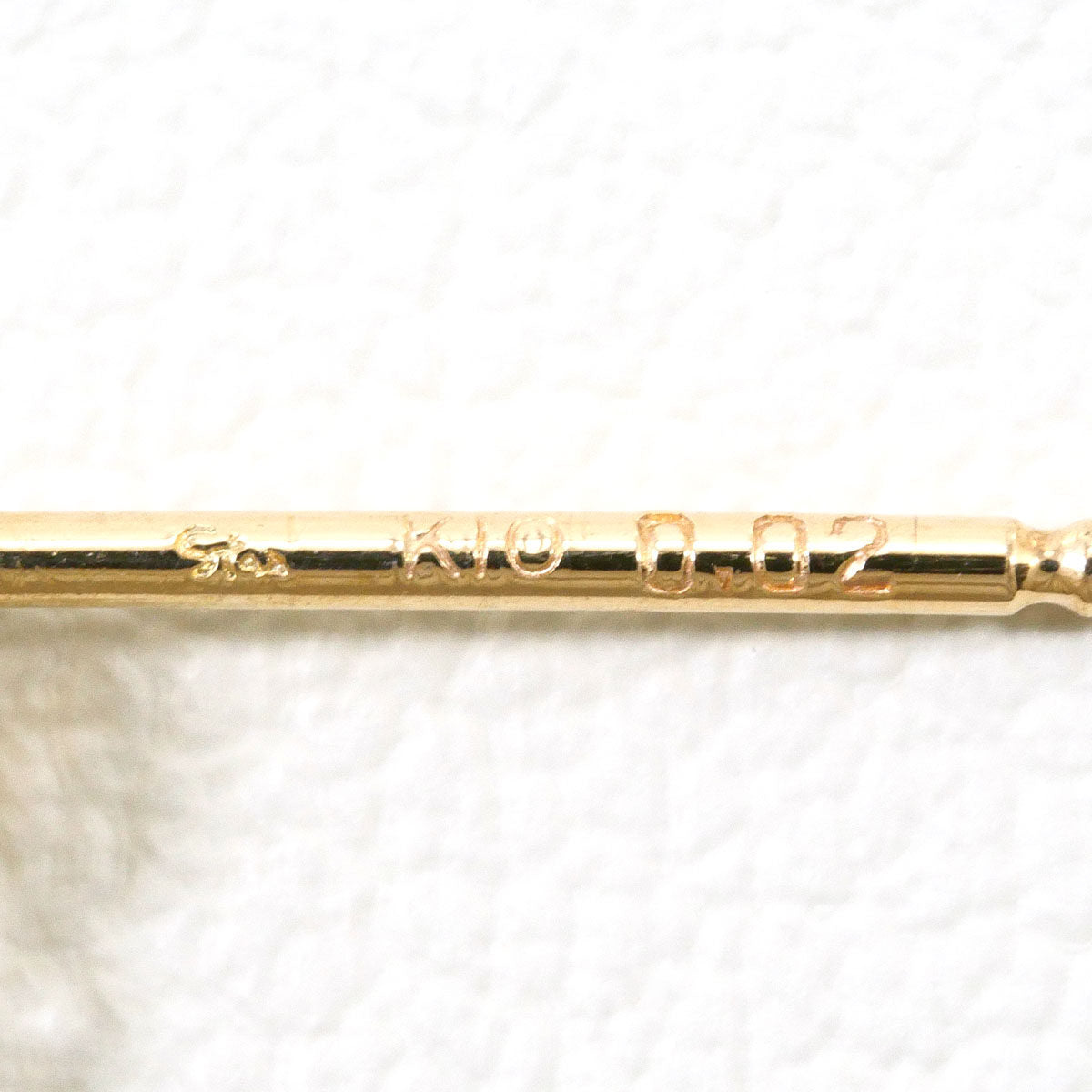 スタージュエリー K10 ダイヤモンドピアス
