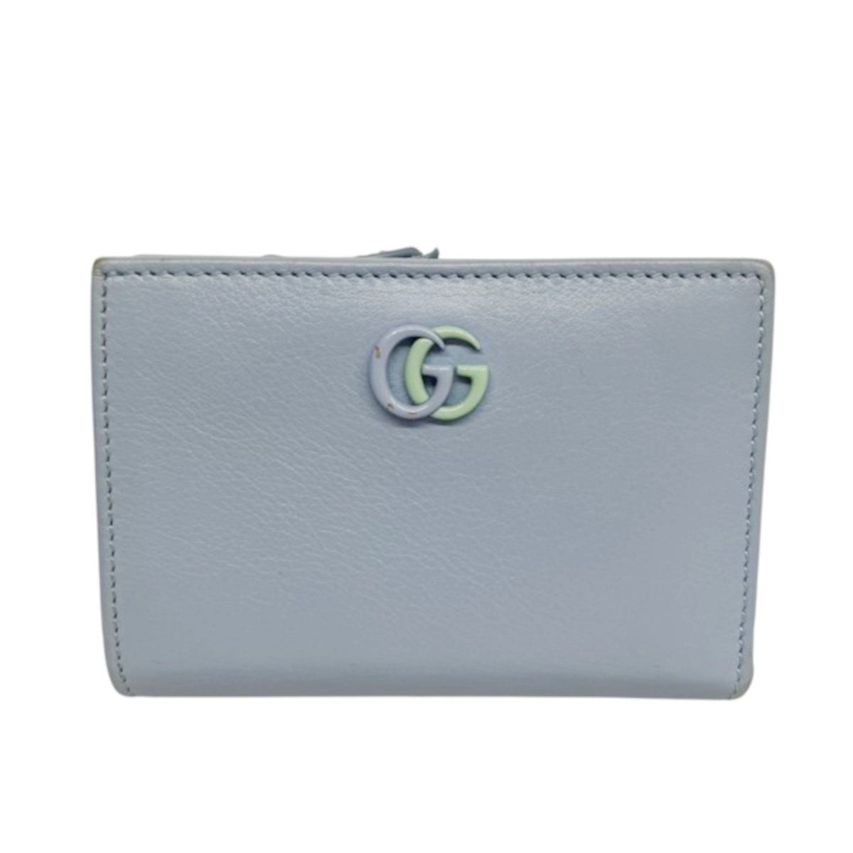グッチ GGマーモント レザー二つ折り財布
