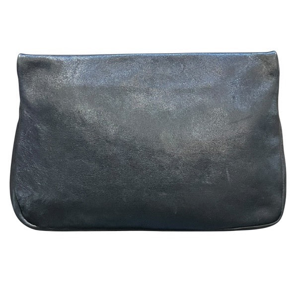 ジミー チュウ ゼナ レザー クラッチ バッグ