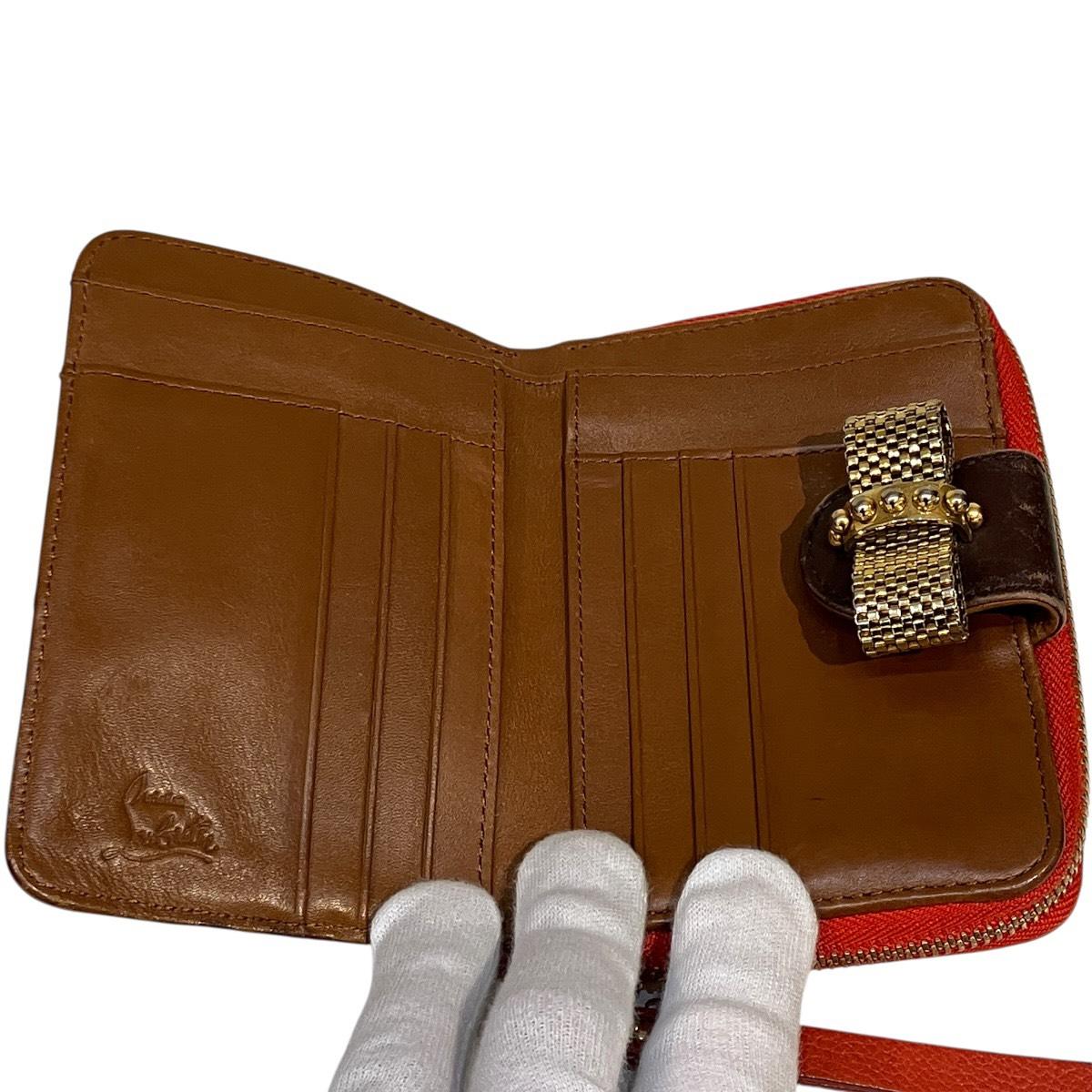 クリスチャンルブタン スウィートチャリティ レザー財布