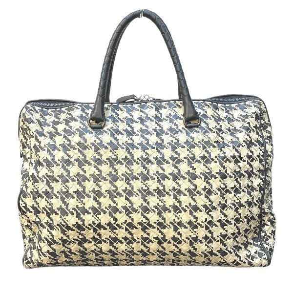 ボッテガ・ヴェネタイントレチャートレザー ビジネスバッグ