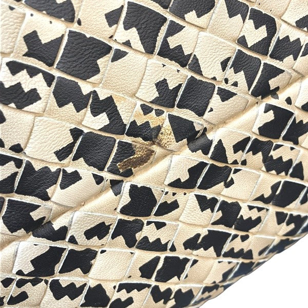 ボッテガ・ヴェネタイントレチャートレザー ビジネスバッグ