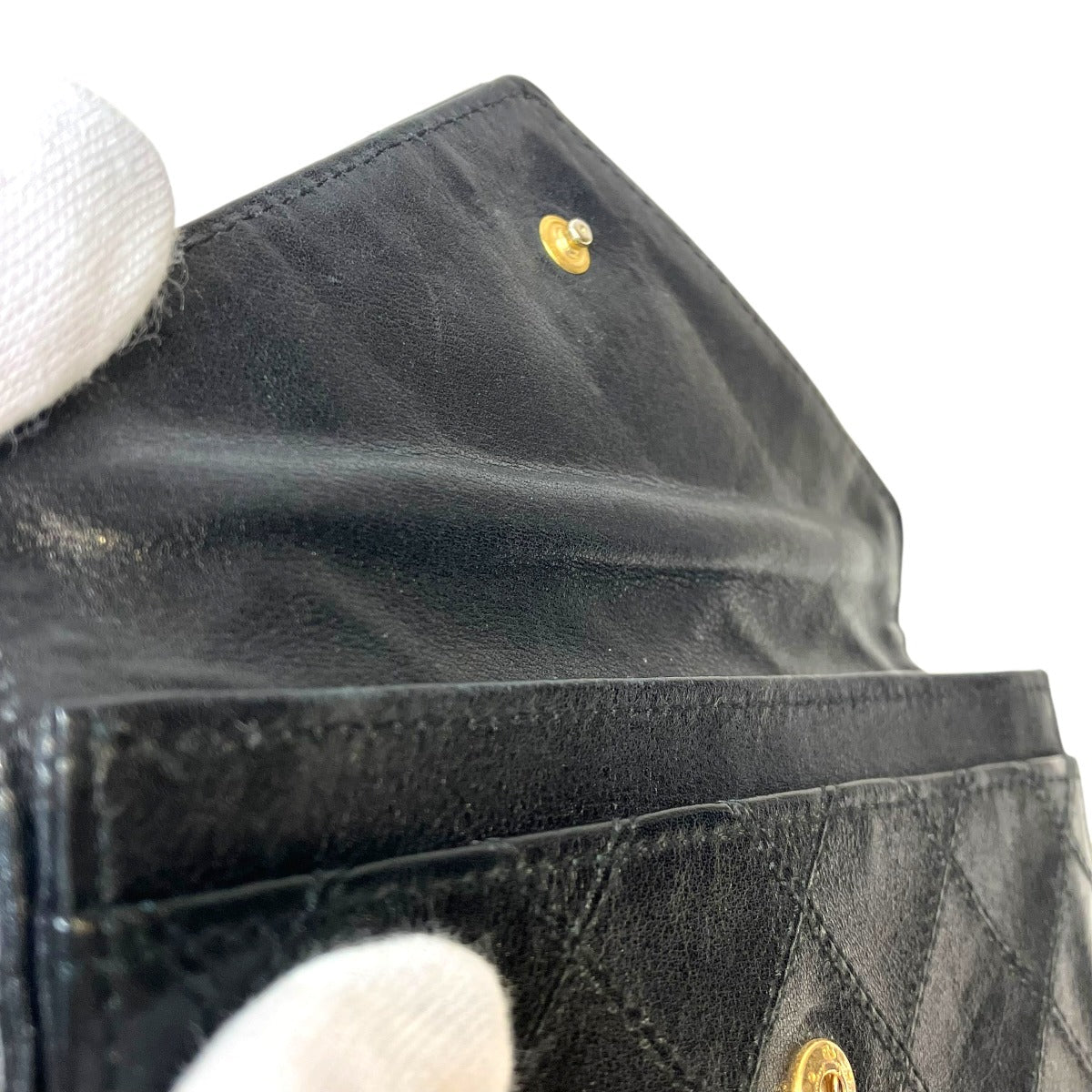 シャネル ビコローレ レザー財布