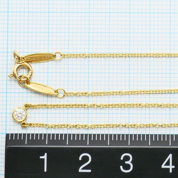 ティファニー バイ ザ ヤード Au750 ネックレス ダイヤモンド