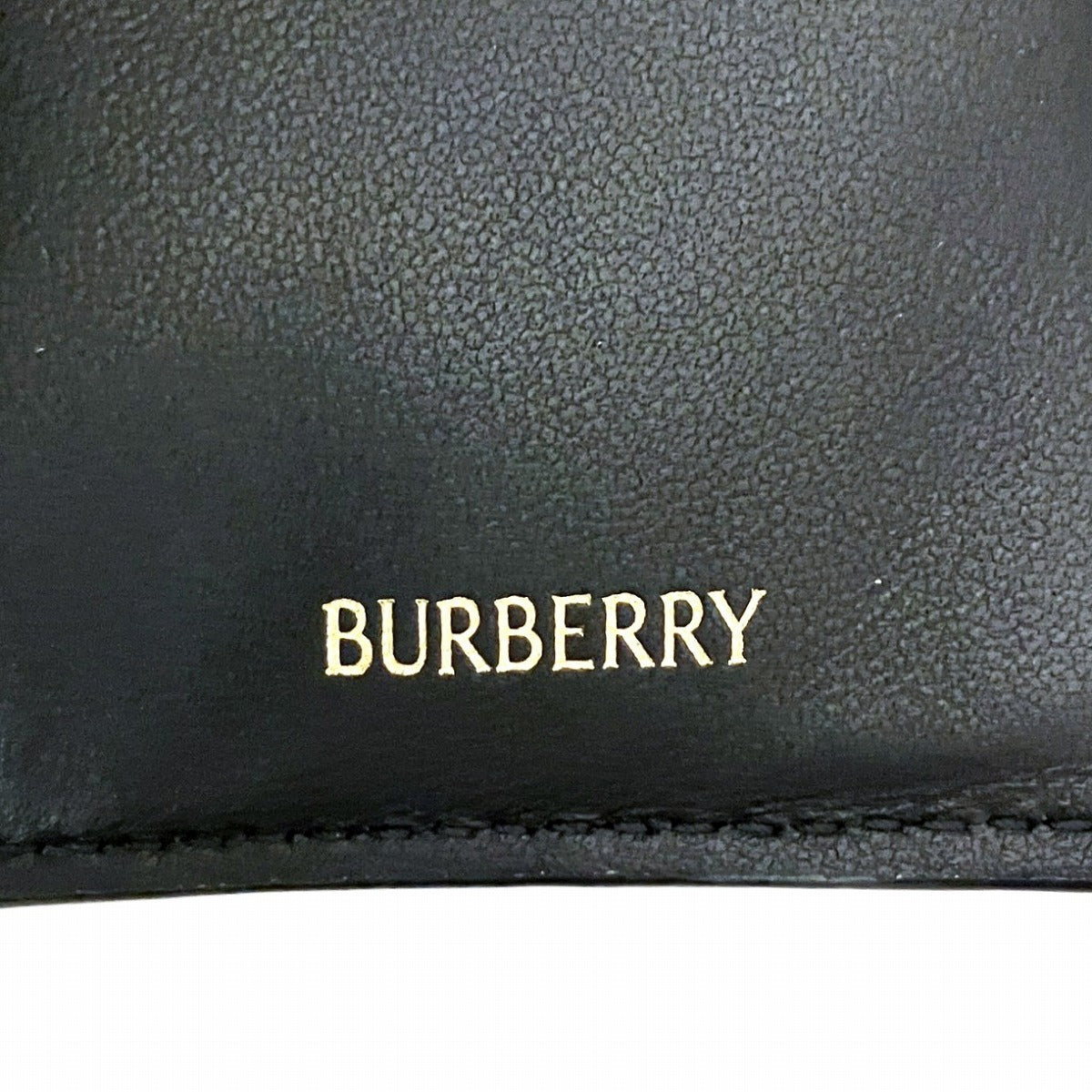 バーバリー レザー三つ折り財布