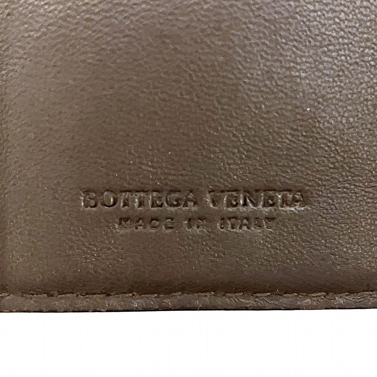 ボッテガヴェネタ レザー二つ折り財布