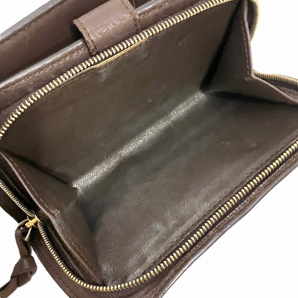 ボッテガヴェネタ レザー二つ折り財布