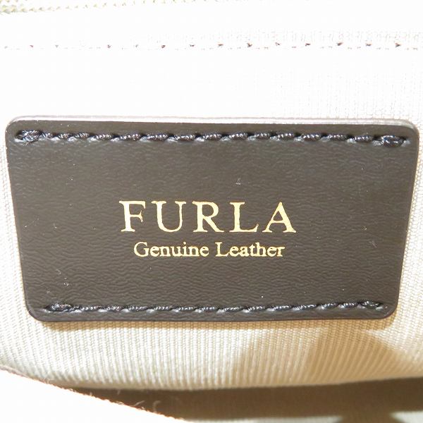 フルラ レザーショルダーバッグ