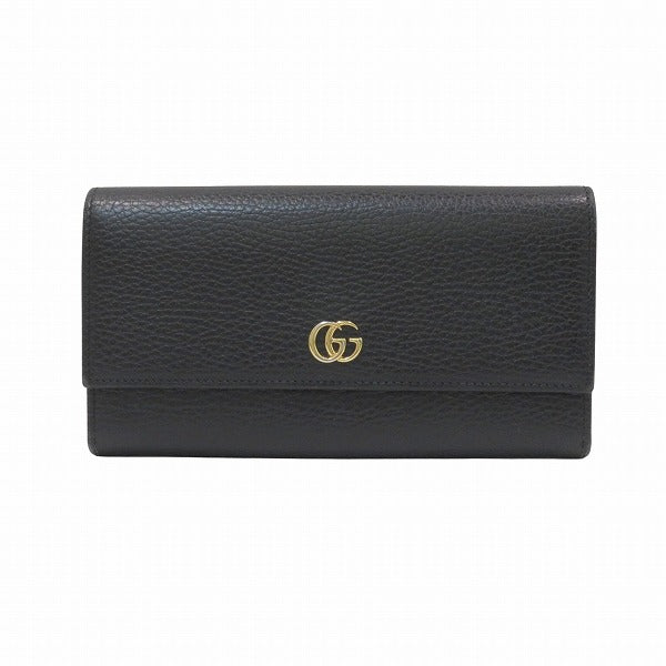グッチ GGマーモント レザー長財布