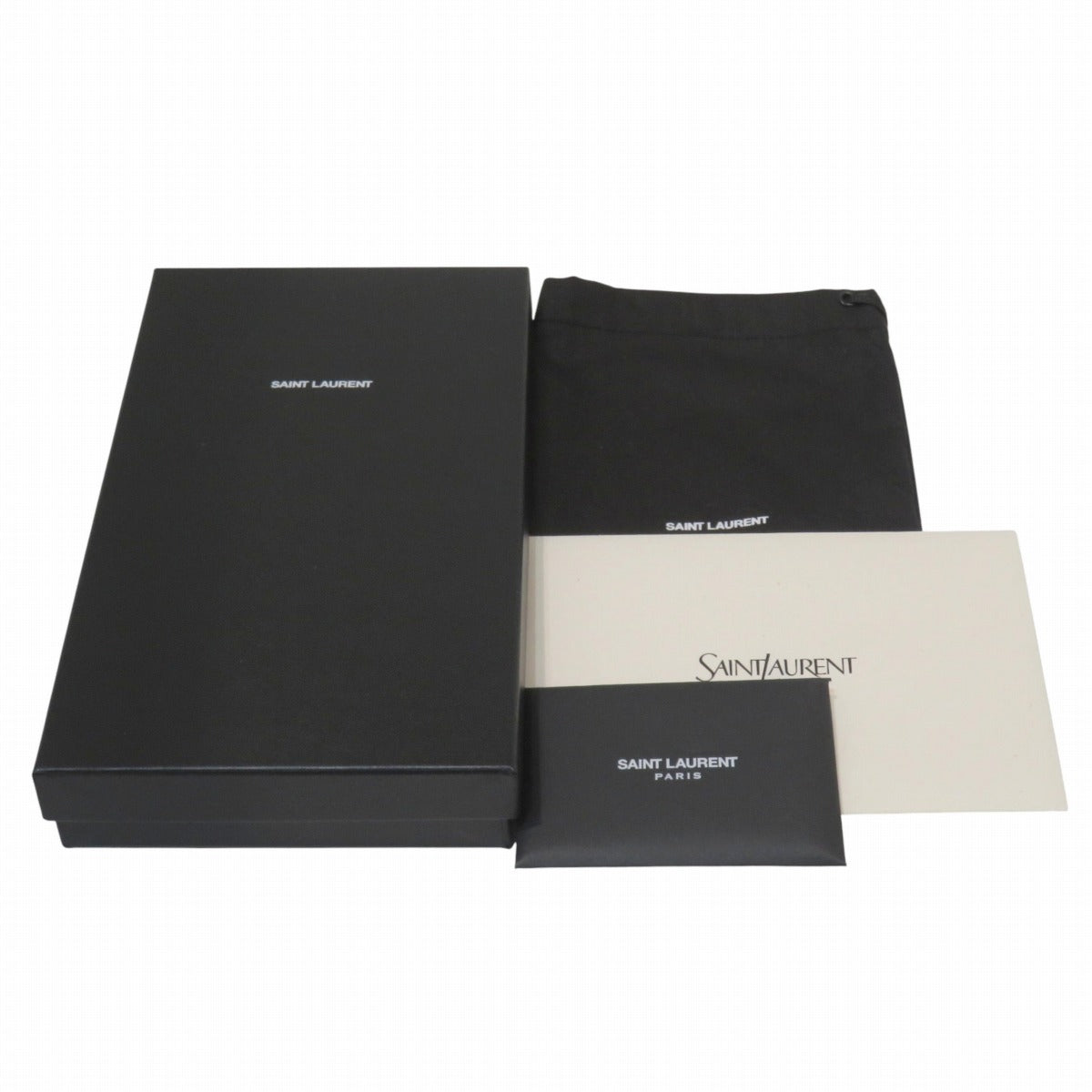 イヴサンローラン Vステッチ モノグラムYSL レザー長財布
