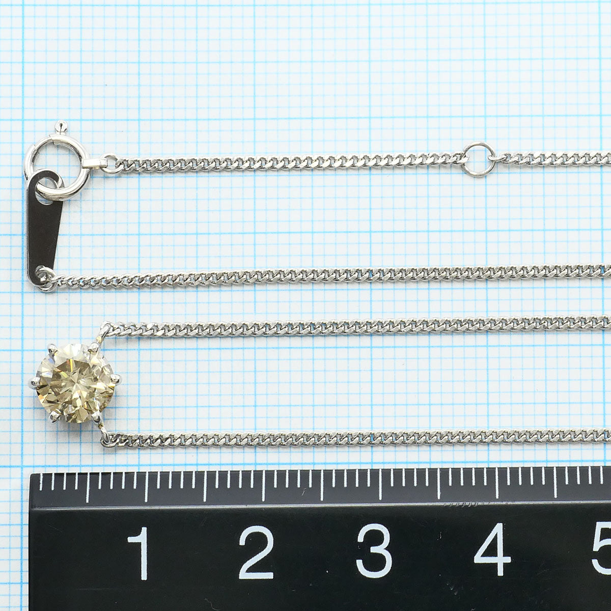PT850 プラチナ ダイヤモンド ネックレス