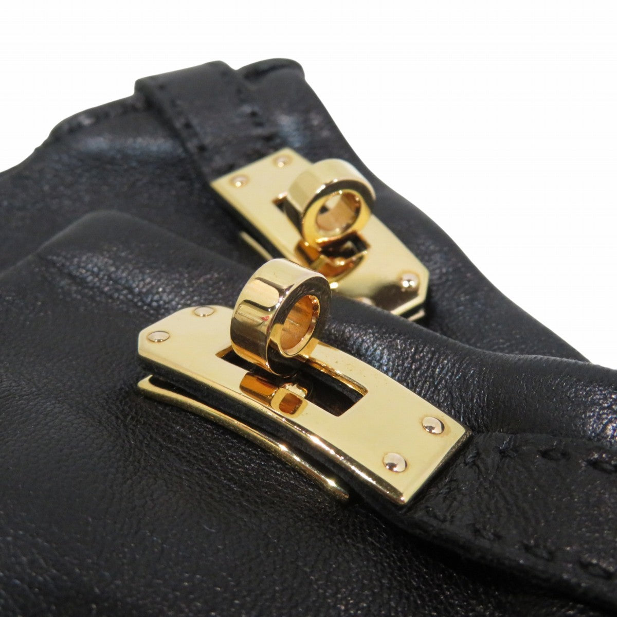 エルメス ケリー金具 レザー手袋