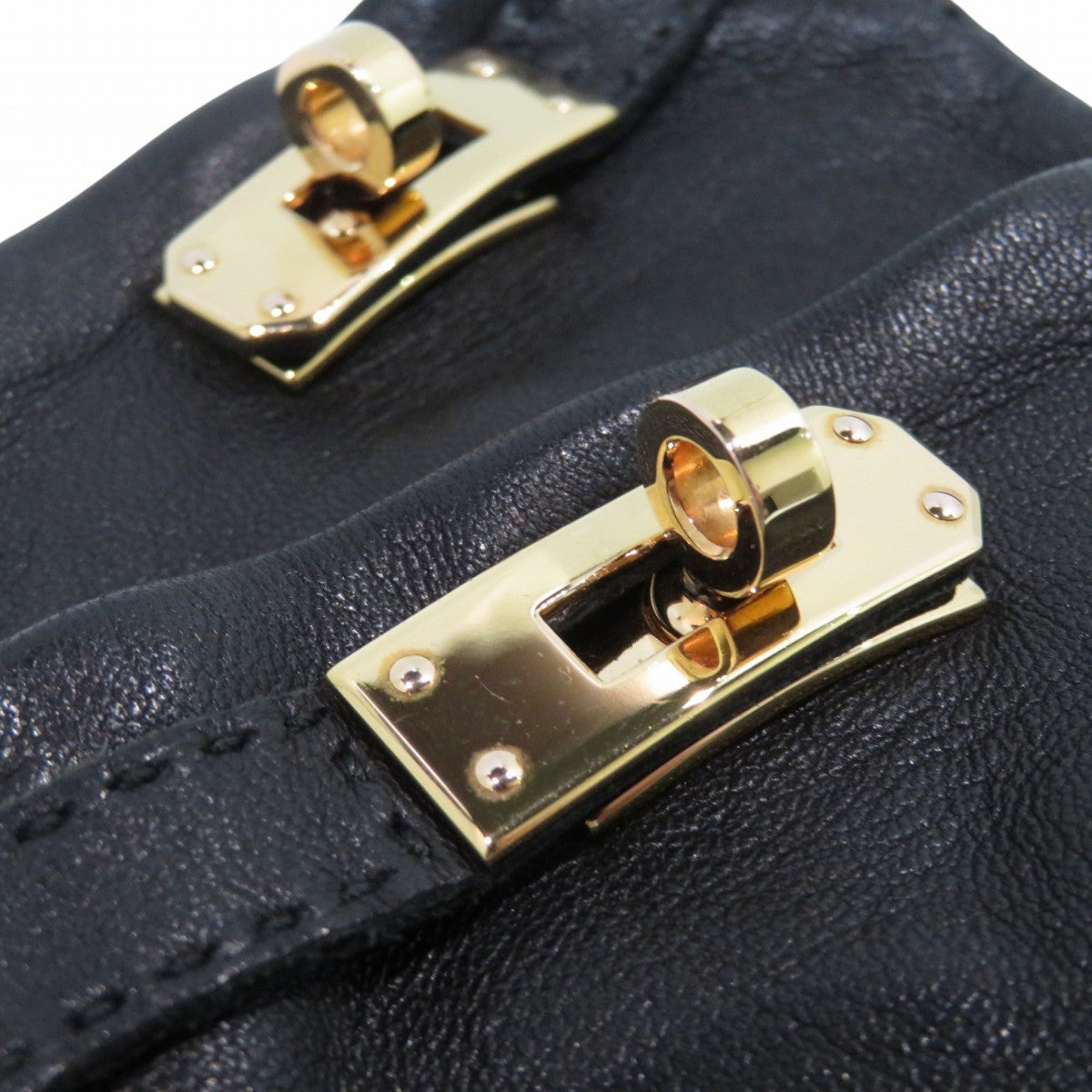 エルメス ケリー金具 レザー手袋