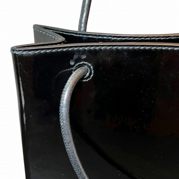 バレンシアガ ショッピングトート パテントレザー 2wayバッグ