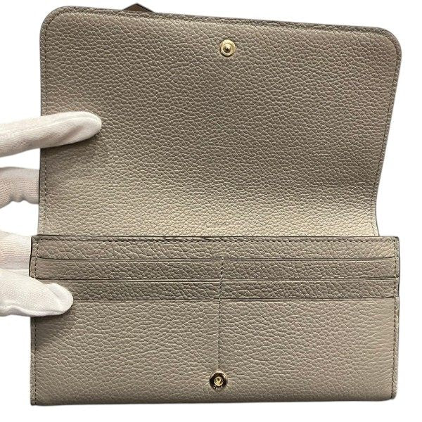 クロエ アルファベット レザー長財布