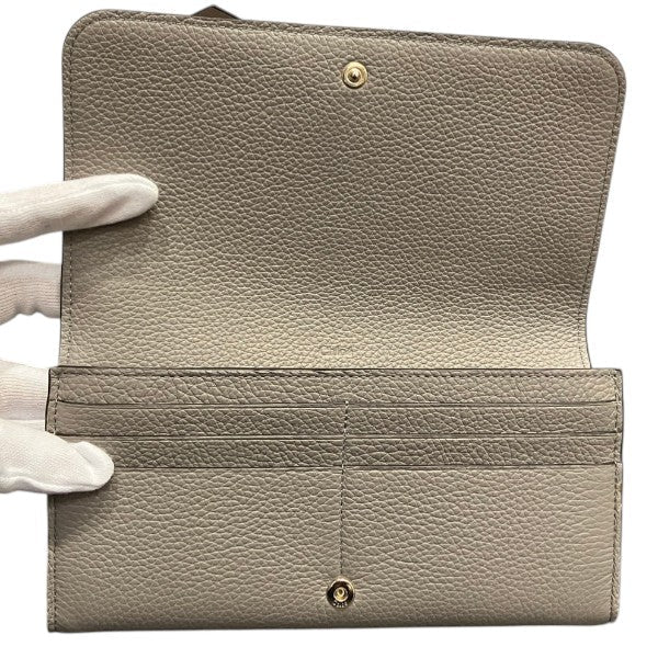 クロエ アルファベット レザー長財布
