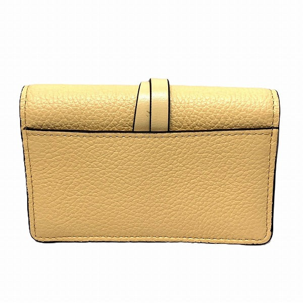 クロエ アルファベット レザー カード ケース