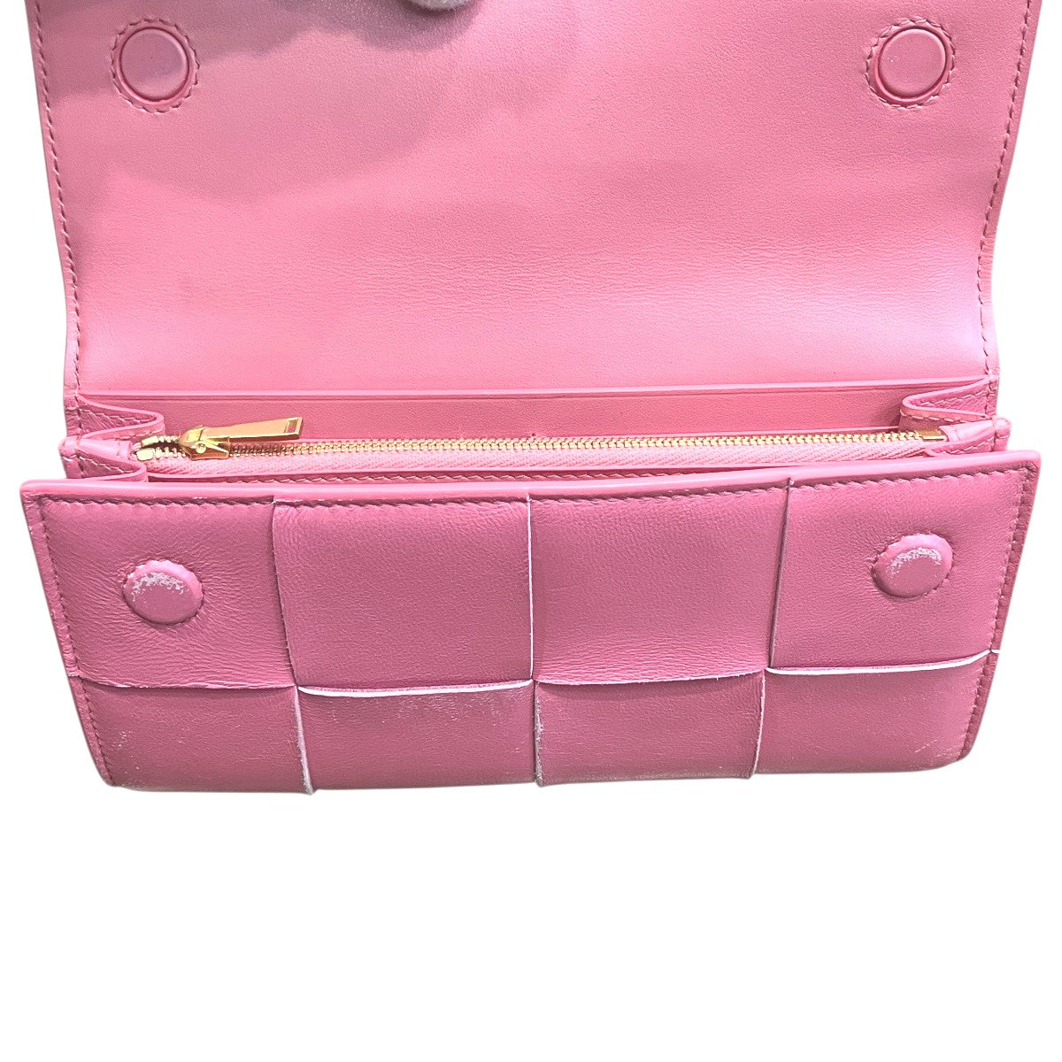 ボッテガヴェネタ カセット レザー長財布