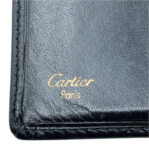 カルティエ レザー二つ折り財布